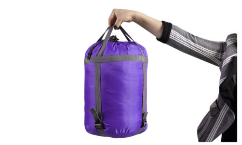 Micro Compact Design Thermal Sleeping Bag Purple - Image 7