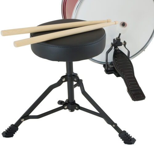 Karrera Childrens 4pc Drum Kit  Red - Image 8