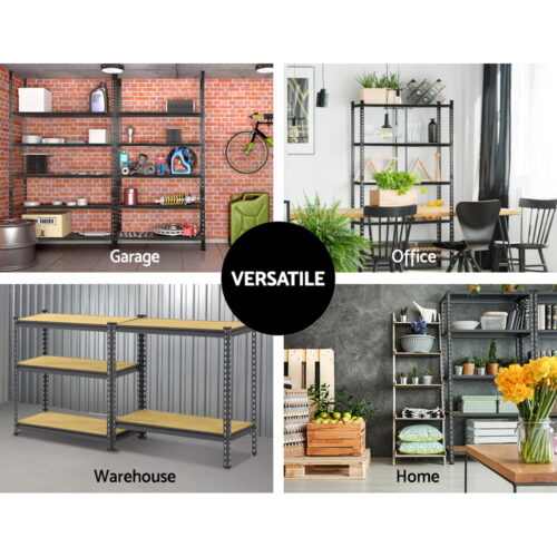 Giantz 5x1.8M Garage Shelving Warehouse Rack Pallet Racking Storage Charcoal - Image 7