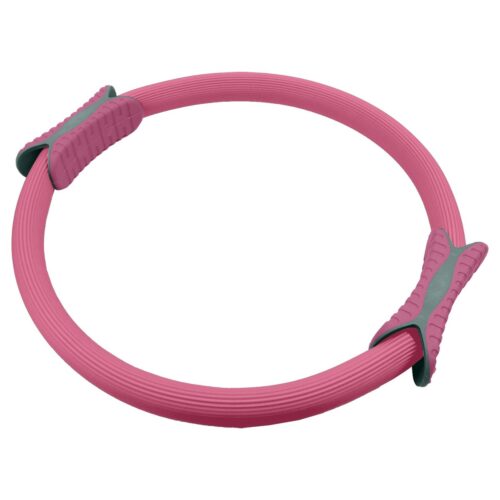 Powertrain Pilates Ring Band Yoga Home Workout Exercise Band  Pink - Image 2