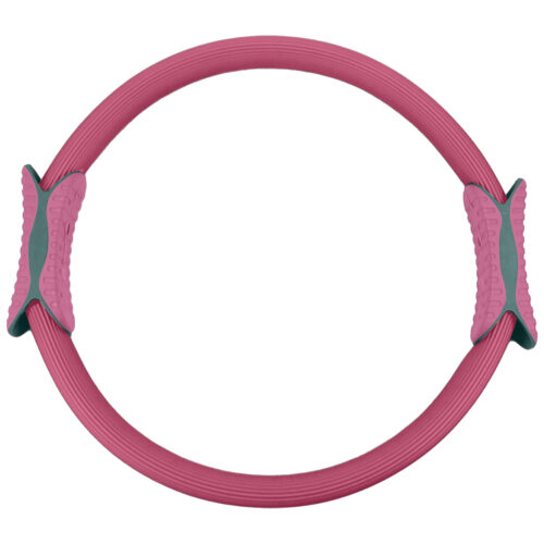 Powertrain Pilates Ring Band Yoga Home Workout Exercise Band  Pink - Image 3