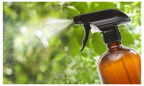 4pcs Amber Glass Spray Bottles Trigger Sprayer 500ml - Image 2