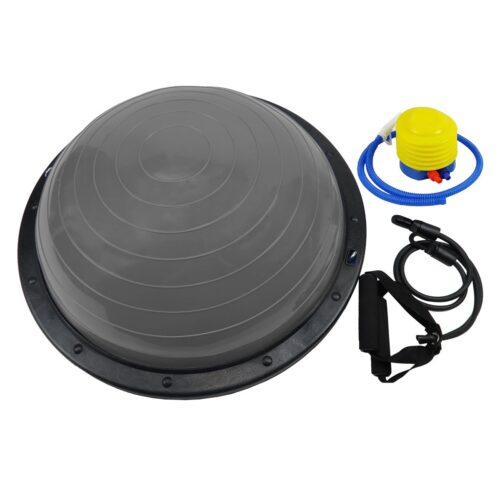 Powertrain Fitness Yoga Ball Home Gym Workout Balance Trainer  Grey - Image 2