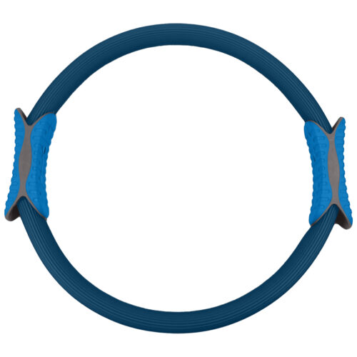 Powertrain Pilates Ring Band Yoga Home Workout Exercise Band  Blue - Image 3