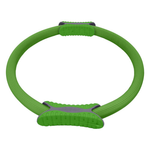 Powertrain Pilates Ring Band Yoga Home Workout Exercise Band  Green - Image 4