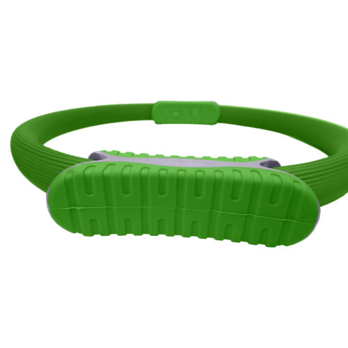 Powertrain Pilates Ring Band Yoga Home Workout Exercise Band  Green - Image 5