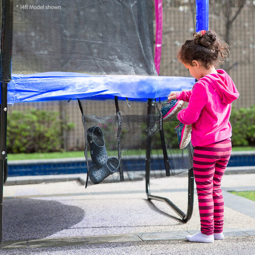 Kahuna Trampoline 8 ft with Basketball Set  Rainbow - Image 8
