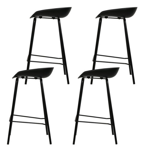 Artiss 4x Bar Stools Kitchen Counter Stools Metal - Image 3