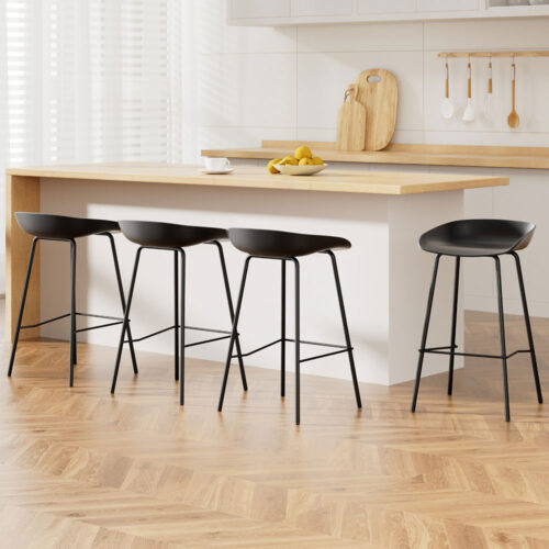 Artiss 4x Bar Stools Kitchen Counter Stools Metal - Image 7