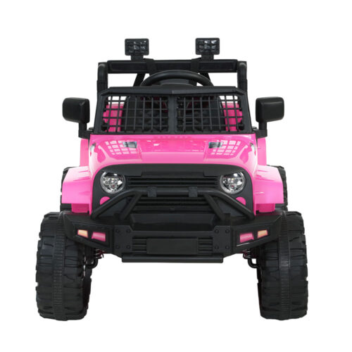 Rigo Kids Electric Ride On Car Jeep Toy Cars Remote 12V Pink - Image 4