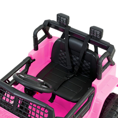 Rigo Kids Electric Ride On Car Jeep Toy Cars Remote 12V Pink - Image 6