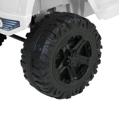 Rigo Kids Electric Ride On Car Jeep Toy Cars Remote 12V White - Image 7
