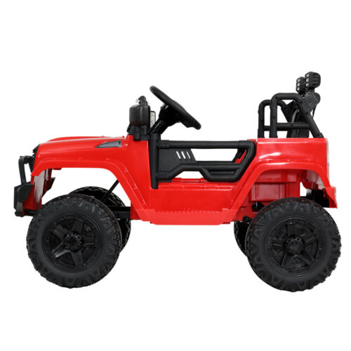 Rigo Kids Electric Ride On Car Jeep Toy Cars Remote 12V Red - Image 5