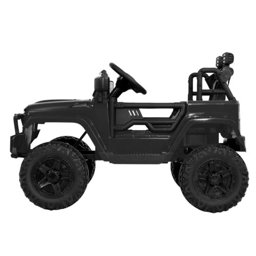 Rigo Kids Electric Ride On Car Jeep Toy Cars Remote 12V Black - Image 5