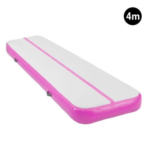Powertrain 4m x 1m Air Track Inflatable Gymnastics Mat  Pink - Image 2