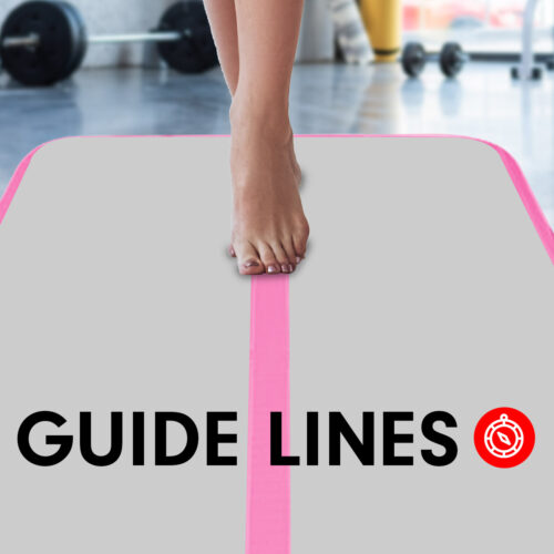 Powertrain 4m x 1m Air Track Inflatable Gymnastics Mat  Pink - Image 7