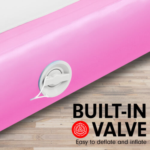 Powertrain 4m x 1m Air Track Inflatable Gymnastics Mat  Pink - Image 8