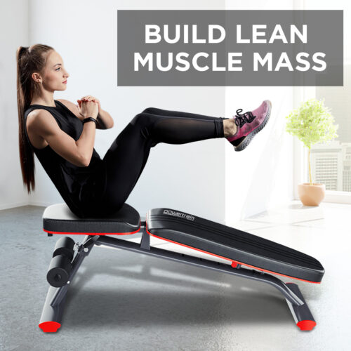 Powertrain Home Gym Bench Adjustable Flat Incline Decline FID 250KG Load - Image 3