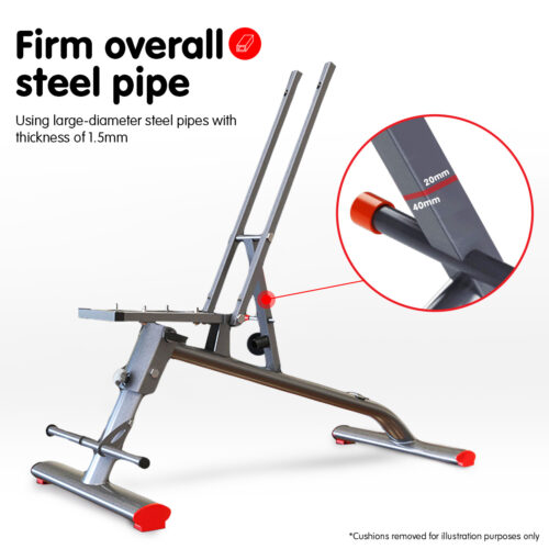 Powertrain Home Gym Bench Adjustable Flat Incline Decline FID 250KG Load - Image 5