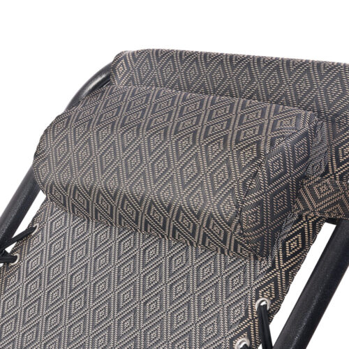 Gardeon Zero Gravity Chair Folding Outdoor Recliner Adjustable Sun Lounge Camping Beige - Image 8