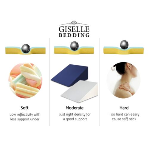 Giselle Bedding Wedge Pillow White & Blue - Image 7