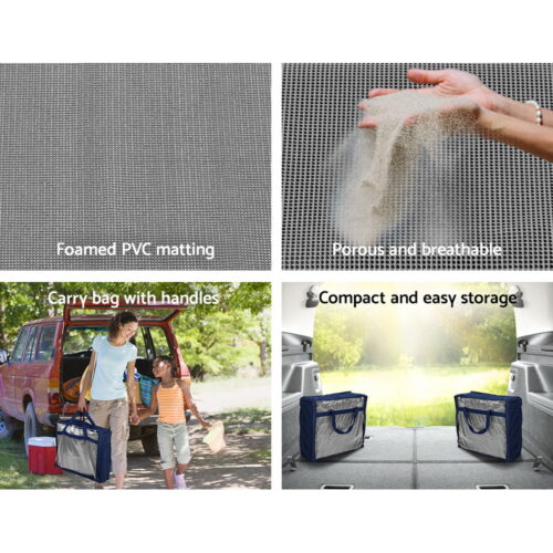 Weisshorn 3M X 2.5M Annex Matting Floor Mats Mesh Caravan Camping Annexe 2pcs - Image 6