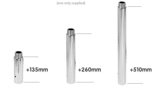 510mm Dance Pole Extensions - Image 2