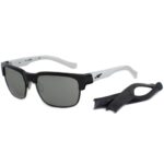 Arnette AN 4205-01 22756G Dean Back White with Silver Mirror Mens Sunglasses
