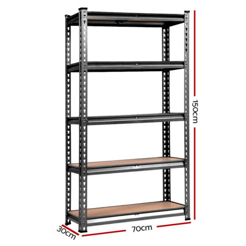 Giantz 3x1.5M Garage Shelving Warehouse Rack Pallet Racking Storage Charcoal - Image 3
