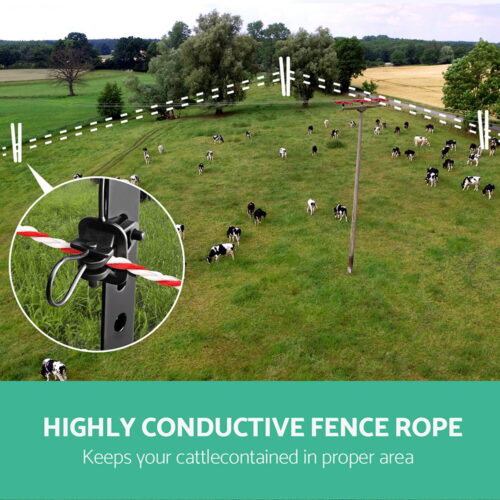 Giantz Electric Fence Poly Rope 2x 500M - Image 5