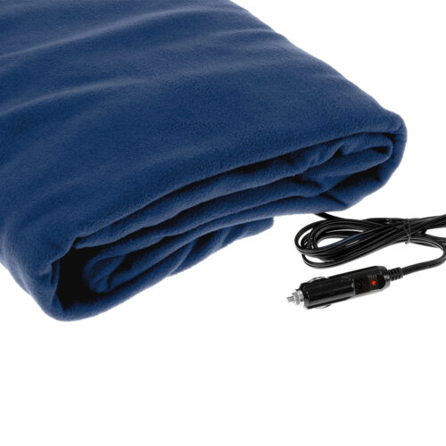 Laura Hill Heated Electric Car Blanket 150x110cm 12V  Navy Blue - Image 7