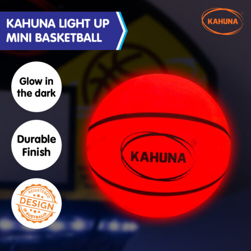 Kahuna Basketball L.E.D Glow Light Up Trampoline Ball - Image 4