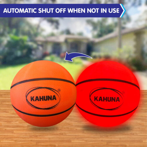 Kahuna Basketball L.E.D Glow Light Up Trampoline Ball - Image 8
