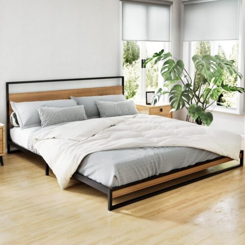 Artiss Bed Frame King Size Metal Bed Frame DANE - Image 2