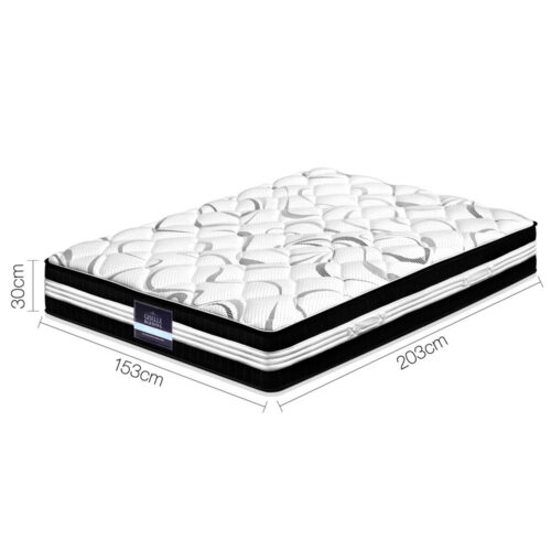 Giselle Bedding 30cm Mattress Medium Firm Queen - Image 2