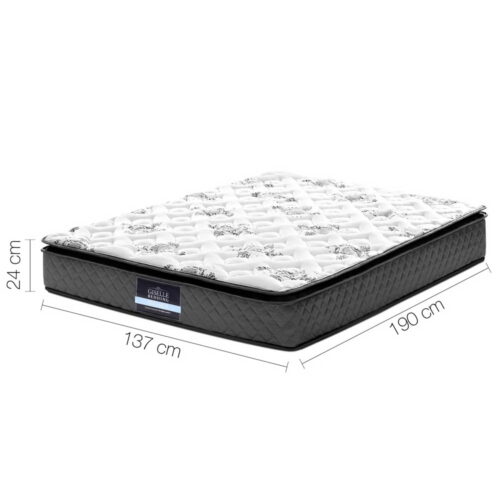 Giselle Bedding 24cm Mattress Pillow Top Double - Image 2