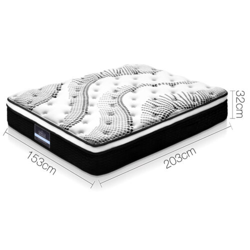 Giselle Bedding 32cm Mattress Euro Top Queen - Image 2