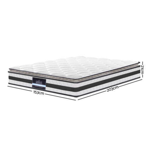 Giselle Bedding 21cm Mattress Pillow Top Queen - Image 2