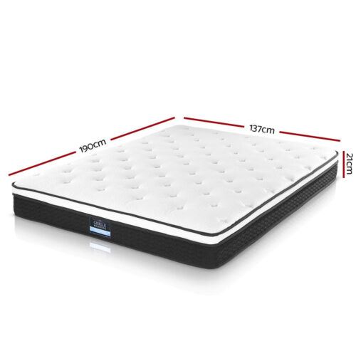 Giselle Bedding 21cm Mattress Euro Top Double - Image 2