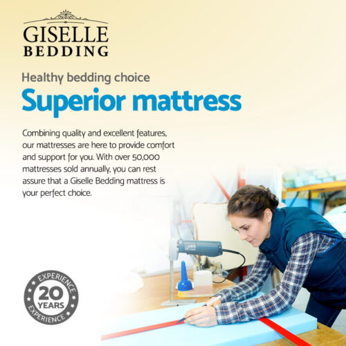 Giselle Bedding 24cm Mattress Super Firm Double - Image 5