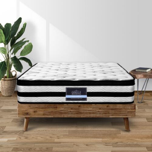 Giselle Bedding 34cm Mattress Euro Top Pocket Spring King Single - Image 8