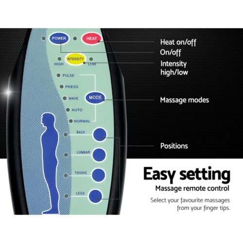 Artiss Recliner Chair Lift Assist Heated Massage Chair Velvet Rukwa - Image 9