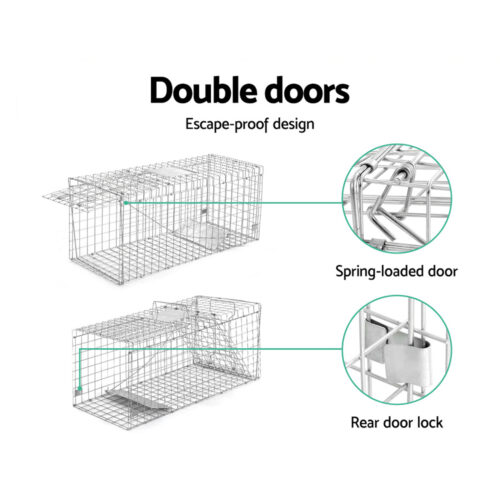 Gardeon Animal Trap Cage Possum 150x50cm - Image 5