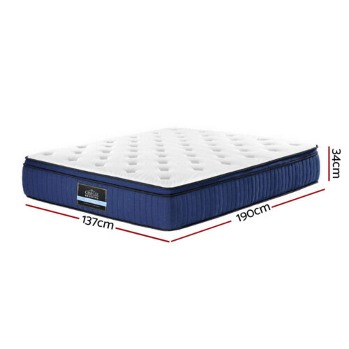 Giselle Bedding 34cm Mattress Cool Gel Memory Foam 7 Zone Double - Image 3