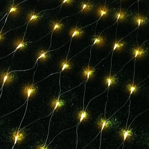 1000 LED Christmas Lights 4mx6m Net String Light Warm White Jingle Jollys - Image 2