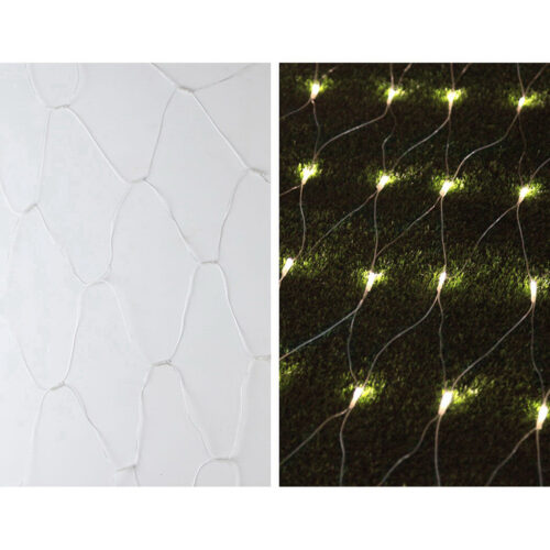 1000 LED Christmas Lights 4mx6m Net String Light Warm White Jingle Jollys - Image 4