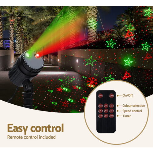 Jingle Jollys Christmas Lights Laser Light Projector Outdoor Xmas Decorations - Image 5