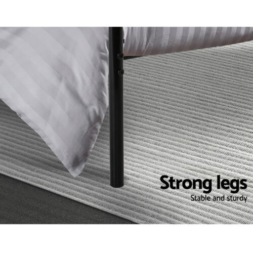 Artiss Bed Frame Single Metal Bed Frame SOL - Image 7