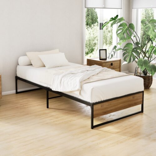 Artiss Bed Frame Metal Bed Frame Bed Base OSLO - Single - Image 7