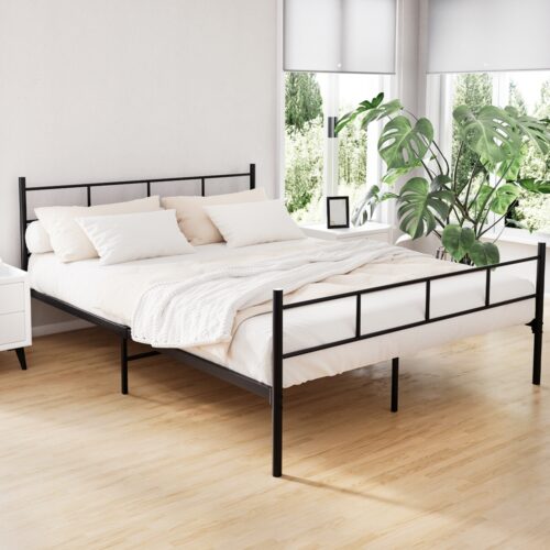Artiss Bed Frame Queen Metal Bed Frame SOL - Image 8